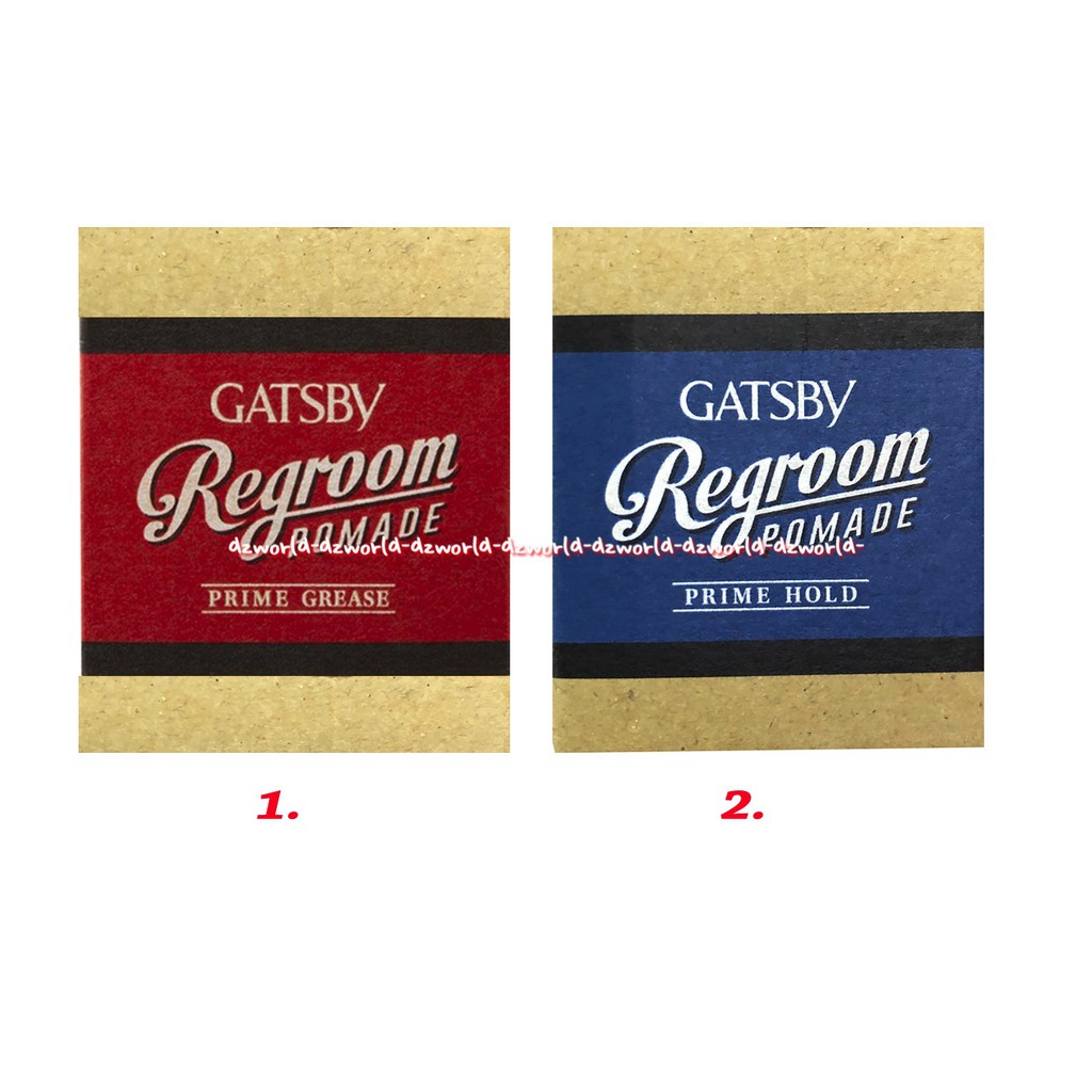 Gatsby Regroom Pomade Prime Grease Pome Rambut Pria 100gr