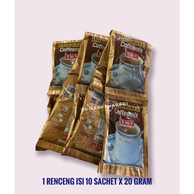 

Indocafe Coffemix 1 renceng isi 10 Sachet x 20 gram