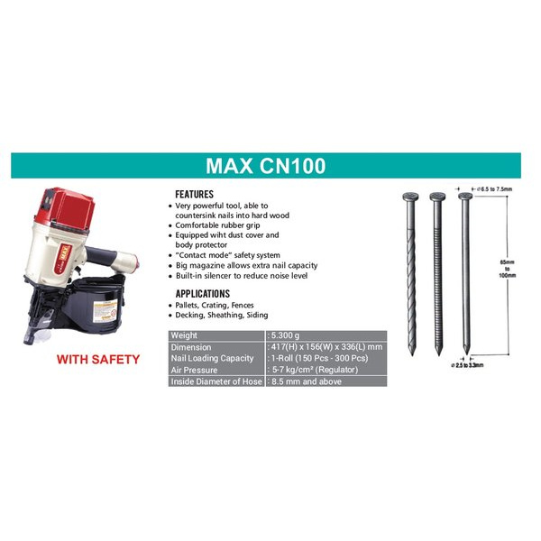

Air Nailer MAX CN100