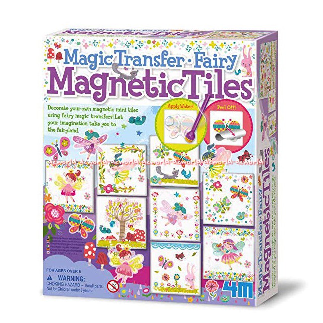 Magic Transfer Fairy Magnetic Tiles Mainan Dari Keramik