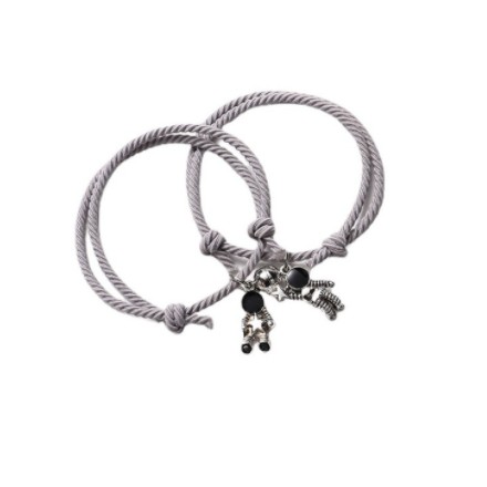 2Pcs Gelang Tali Karet Magnetik Desain Astronot Cinnamoroll Isi 1 Pasang Untuk Pria Dan Wanita-12#2 buah