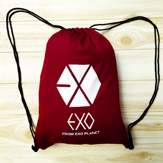 Stringbag Tas serut EXSO kpop / korea || kiiyoomii ||