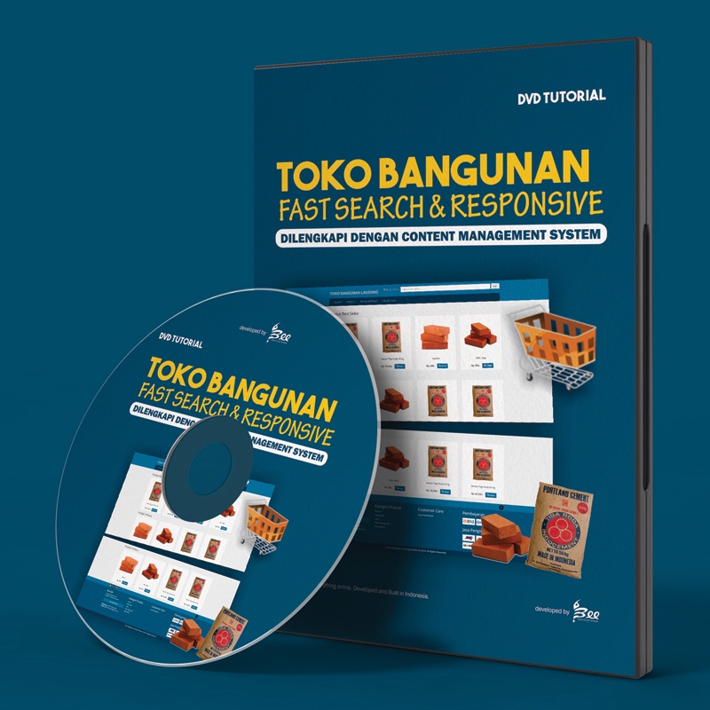 Source Code Toko Bangunan Online Responsif Dilengkapi CMS