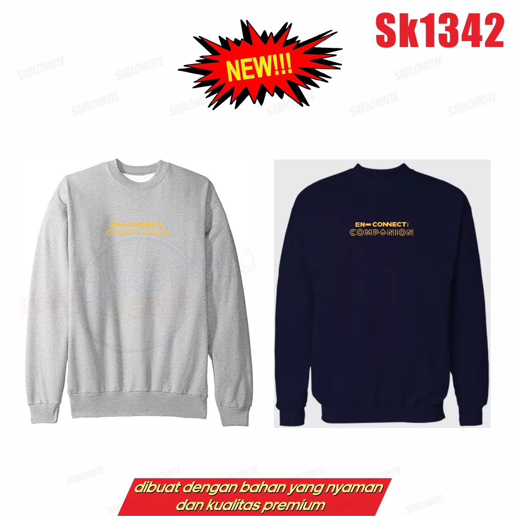 MURAH!!! SWEATER HOODIE  EN CONNECT COMPANION SK1342 UNISEX KPOP