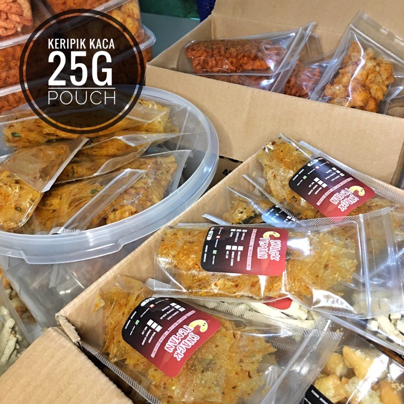 

Keripik Kaca Kripca Pedas Cemilan Renyah 25g - Snack Teman Bandung