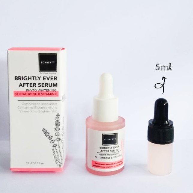 [ORI] Serum Mini Scarlett Brightly Ever After Mencerahkan dan Membuat Wajah Kinclong Seketika I BPOM 5ml