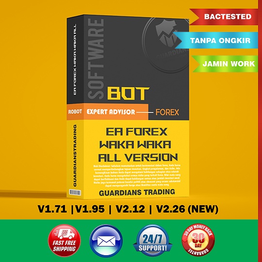 [TERMURAH] EA Forex Waka Waka EA (V7.1, V195, V212) + CD + BONUS