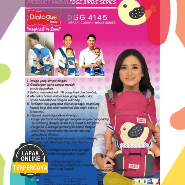 Hot Item Dialogue Gendongan Hipseat Bayi Birdie Series Dgg4145 Barang Original