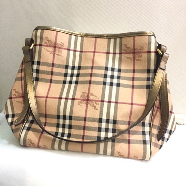 Preloved original burberry canterburry tote bag