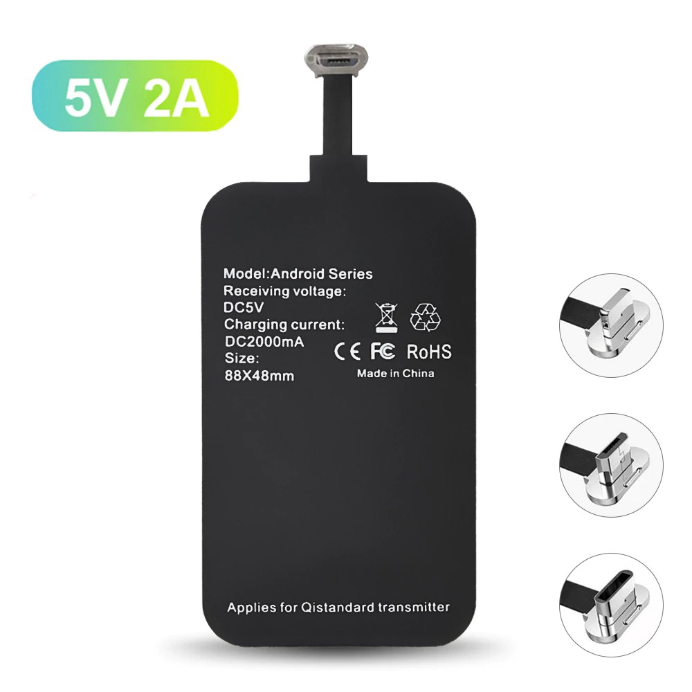 wireless charger Qi Fast Wireless Charger Receiver 2A for wireless charger Pad Coil for Samsung