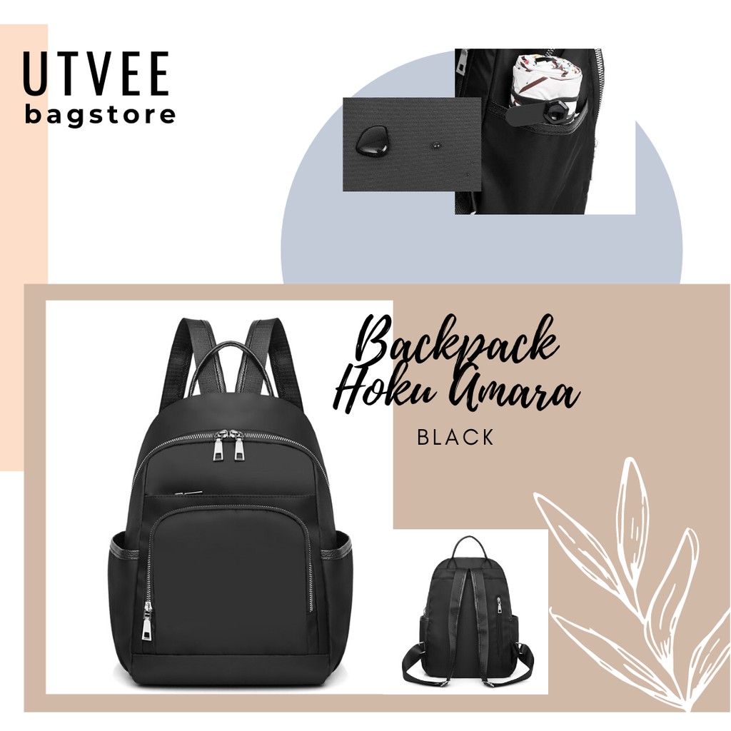 Tas Backpack Hoku Amara - Black