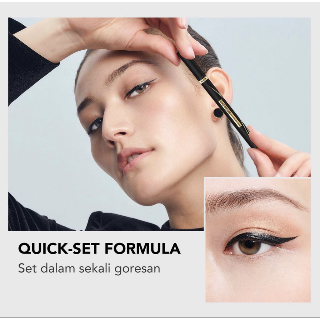 YOU Express On Point Eyeliner [Quick-set Formula, Ultra-soft Felt Tip, Up to 12H Long-wear]