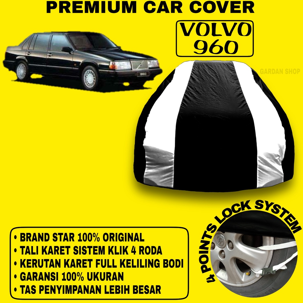 Body Cover VOLVO 960 Sarung Strip SILVER Penutup Pelindung Bodi Mobil Volvo 960 PREMIUM