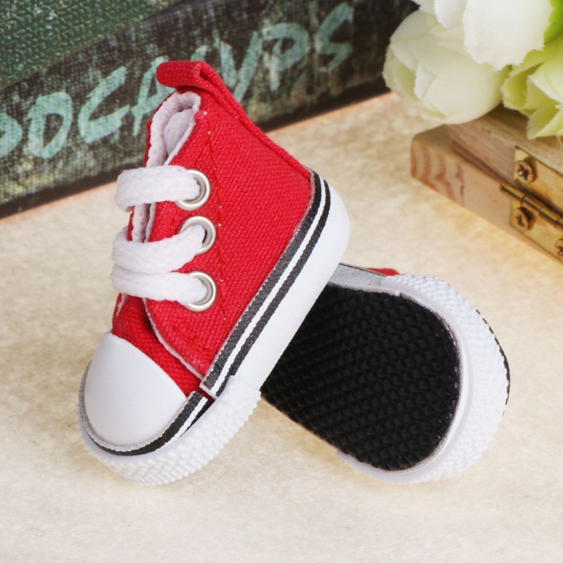 Mary 5cm Untuk Aksesoris Sepatu Boneka Kanvas Fashion Musim Panas Mainan Mini Sneakers Denim Bo