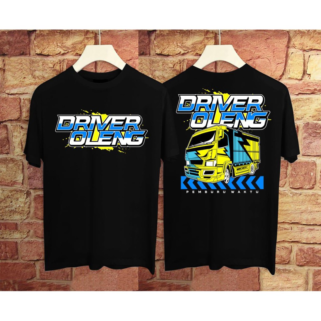 BAJU TSHIRT KAOS DISTRO DRIVER OLENG KAOS COWOK
