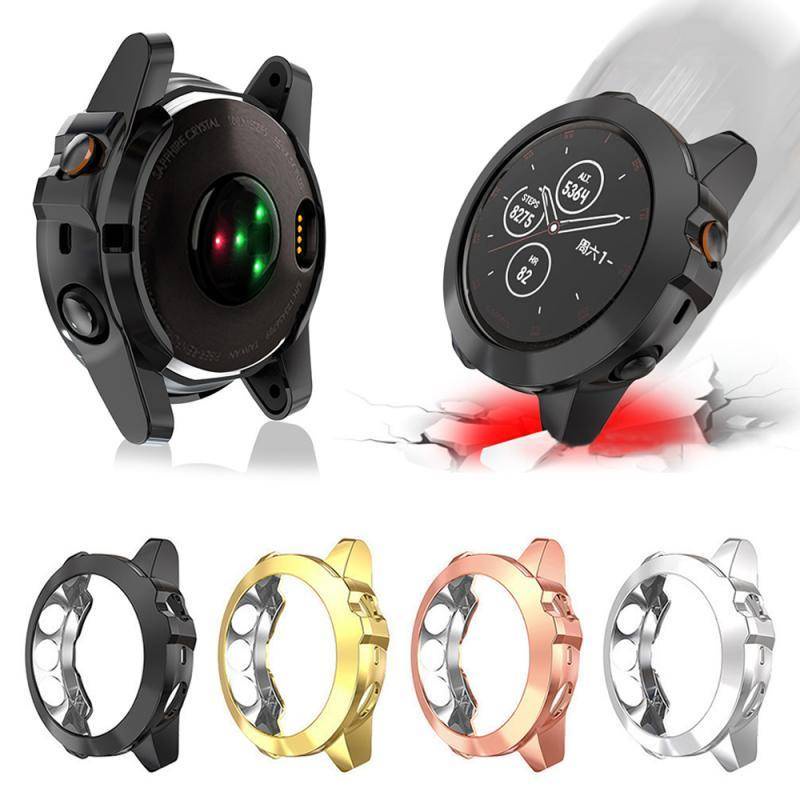 Case Pelindung Layar Smartwatch Bahan Silikon TPU Untuk Garmin Fenix 5 5X Series Fenix5 Fenix5X