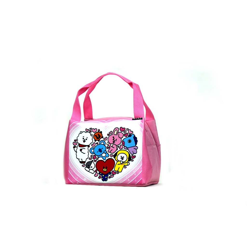 Tas Bts 21 Tas Bekal Makanan Anak Perempuan Tas Bekal Waterfrop Tas Bekal Tahan Panas Dan Dingin