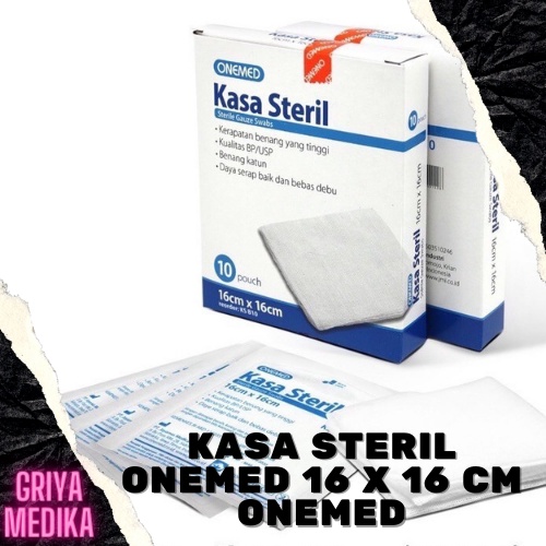 Kasa Steril 16 x 16 cm Onemed / Gauze Swab Steril