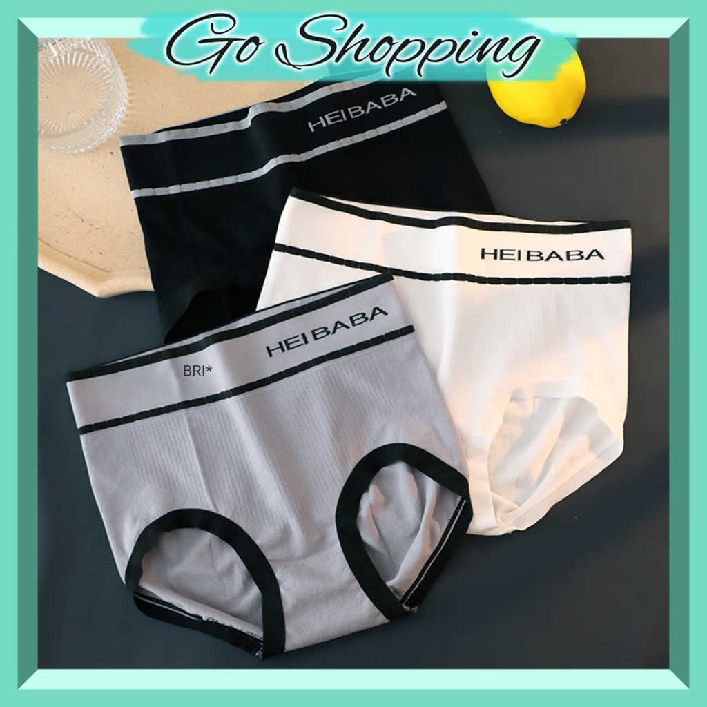 GO!CD870 Celana Dalam Wanita Katun CD Motif Underwear PushUp Sempak Gaya Korea Import Murah