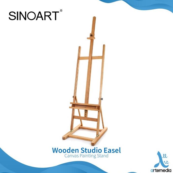 

Easel Lukis Sinoart Studio Wooden Canvas Painting Stand ---READY---