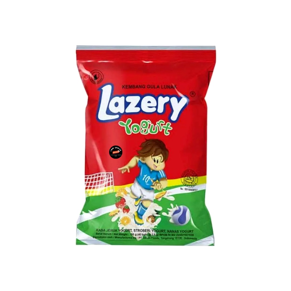 Permen Lazery Yogurt Isi 40 Butir 100gr