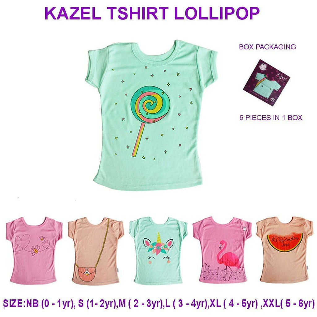 KAZEL T SHIRT BAJU ATASAN / baju atasan