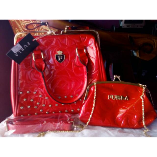 Tas Furla Behel Jelly Glossy idr 230.000