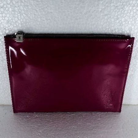 OriginaL Pouch Medium Flat YSL Beaute Vinyl Fuchsia Murah