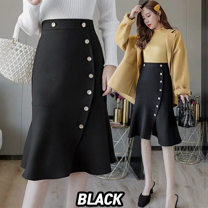 9809 Clarissa Skirt/Rok Midi/Rok Kerja/Rok pesta