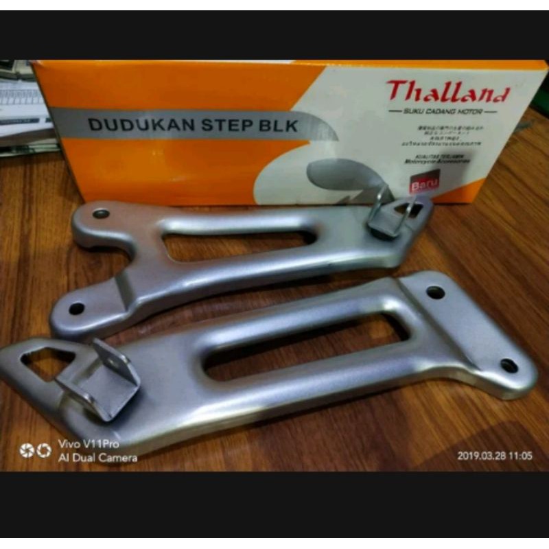 Dudukan step belakang RX king New 2008