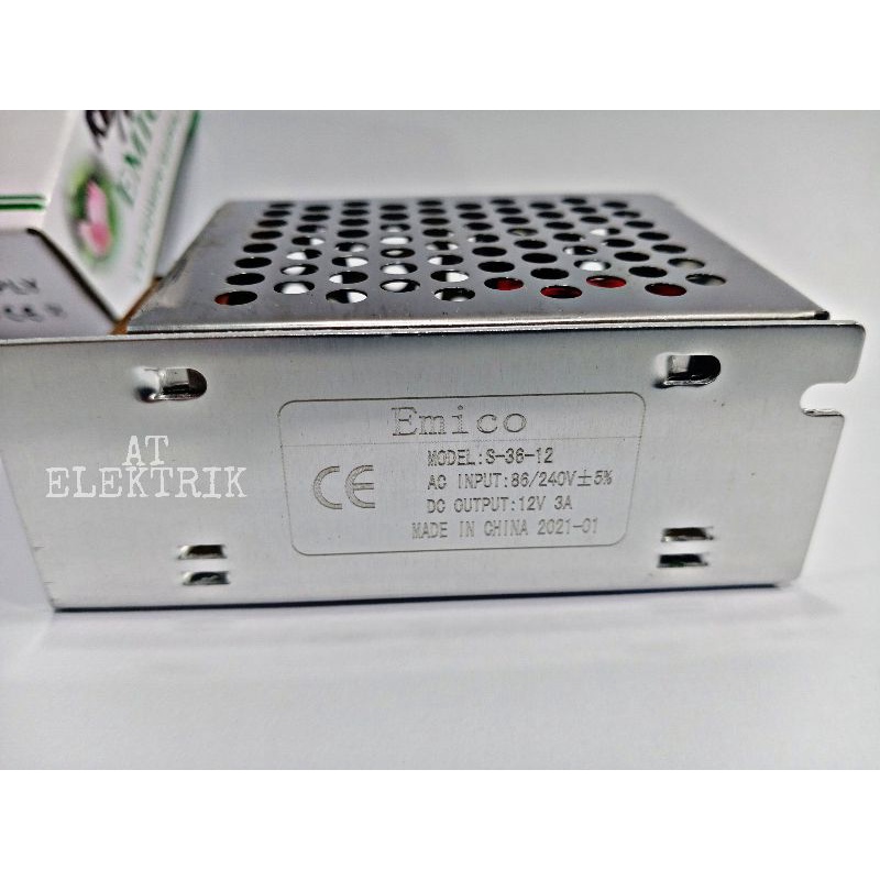 Trafo 3 Ampere 12 V / Travo / LED Power Supply / Adaptor LED strip / Besi Adaptor