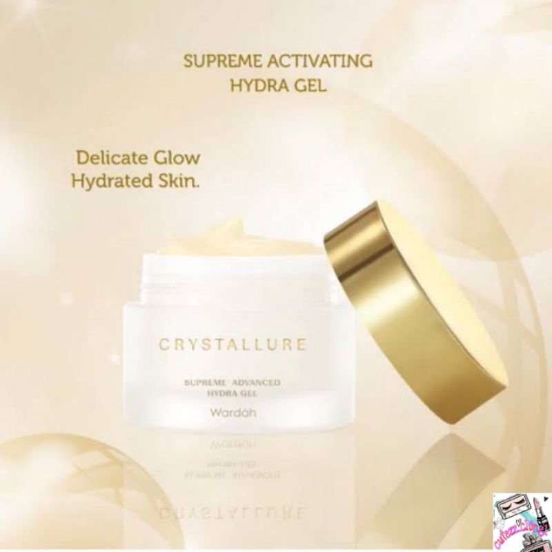 ☃️Cutezz_Ching1☃️Wardah Crystallure Supreme Advanced Hydra Gel 50g