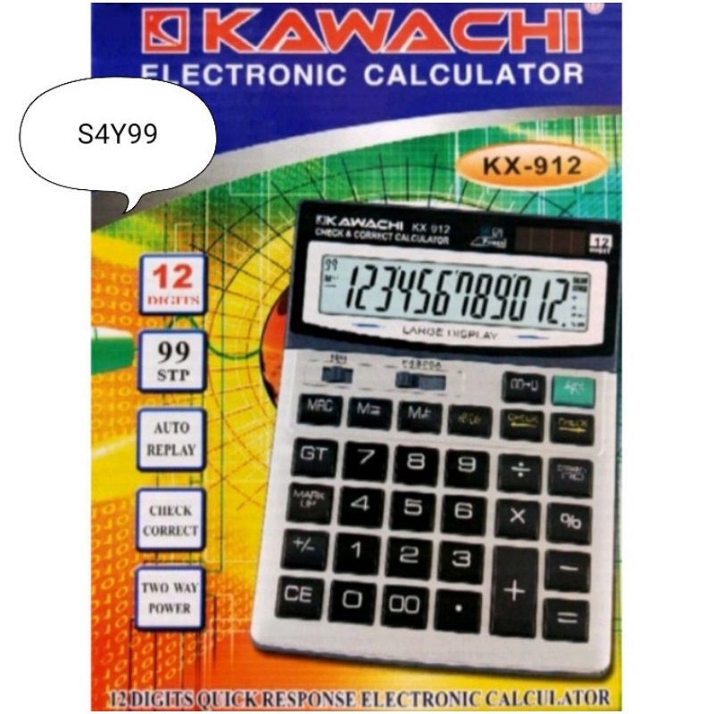 

Kalkulator Kawachi KX-912 (12 Digit)