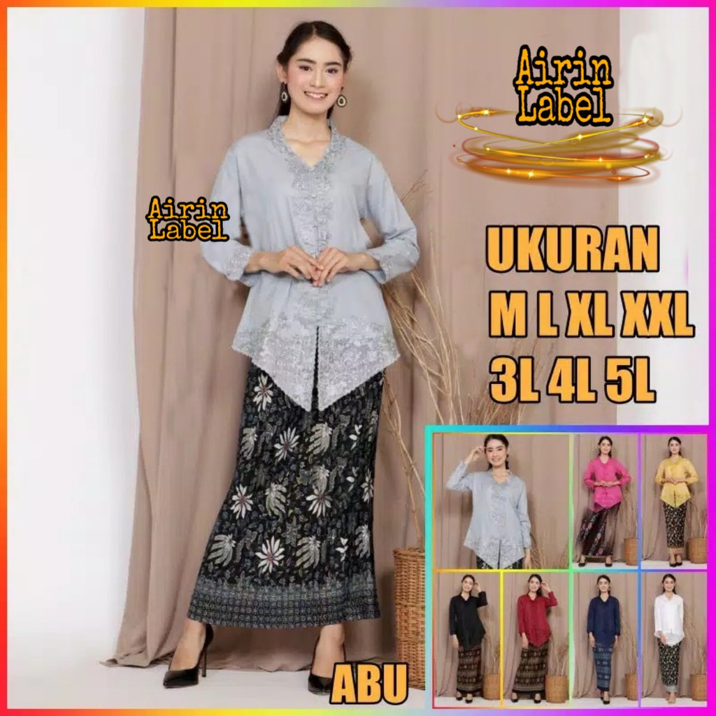 SETELAN KEBAYA ENCIM TERMURAH/KEBAYA ENCIM/KEBAYA ENCIM MODERN/KEBAYA JUMBO/BAJU KEBAYA