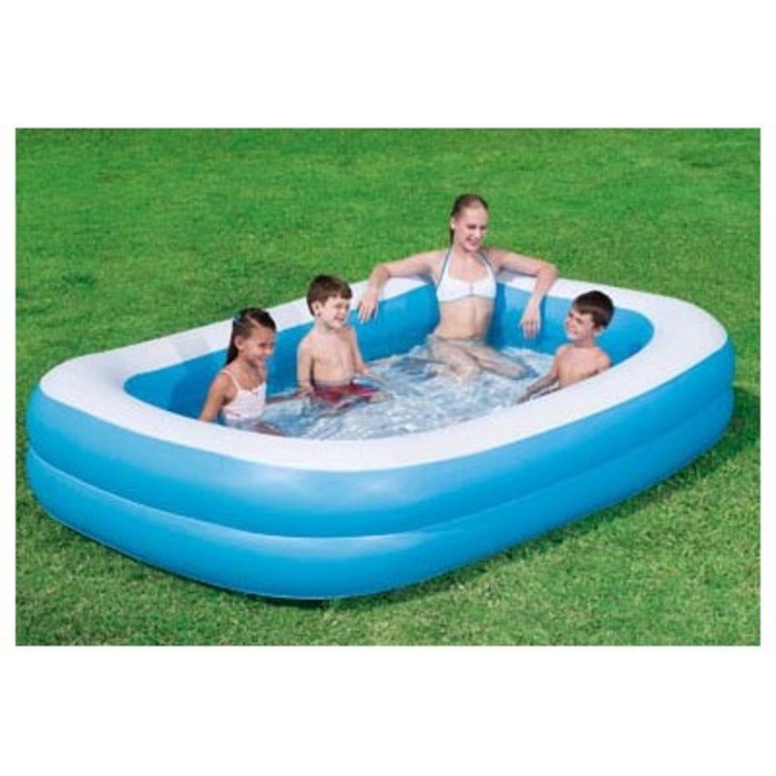 54006 / C006 / C005 KOLAM RENANG ANAK BESTWAY / AQUATIC KOTAK POLOS BESAR SYAFAH TOYS-3