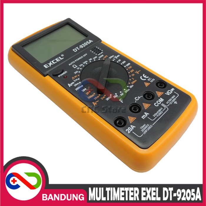 [BAYAR DI TEMPAT] EXCEL DT 9205A MULTIMETER DIGITAL AVO METER AVOMETER ORIGINAL