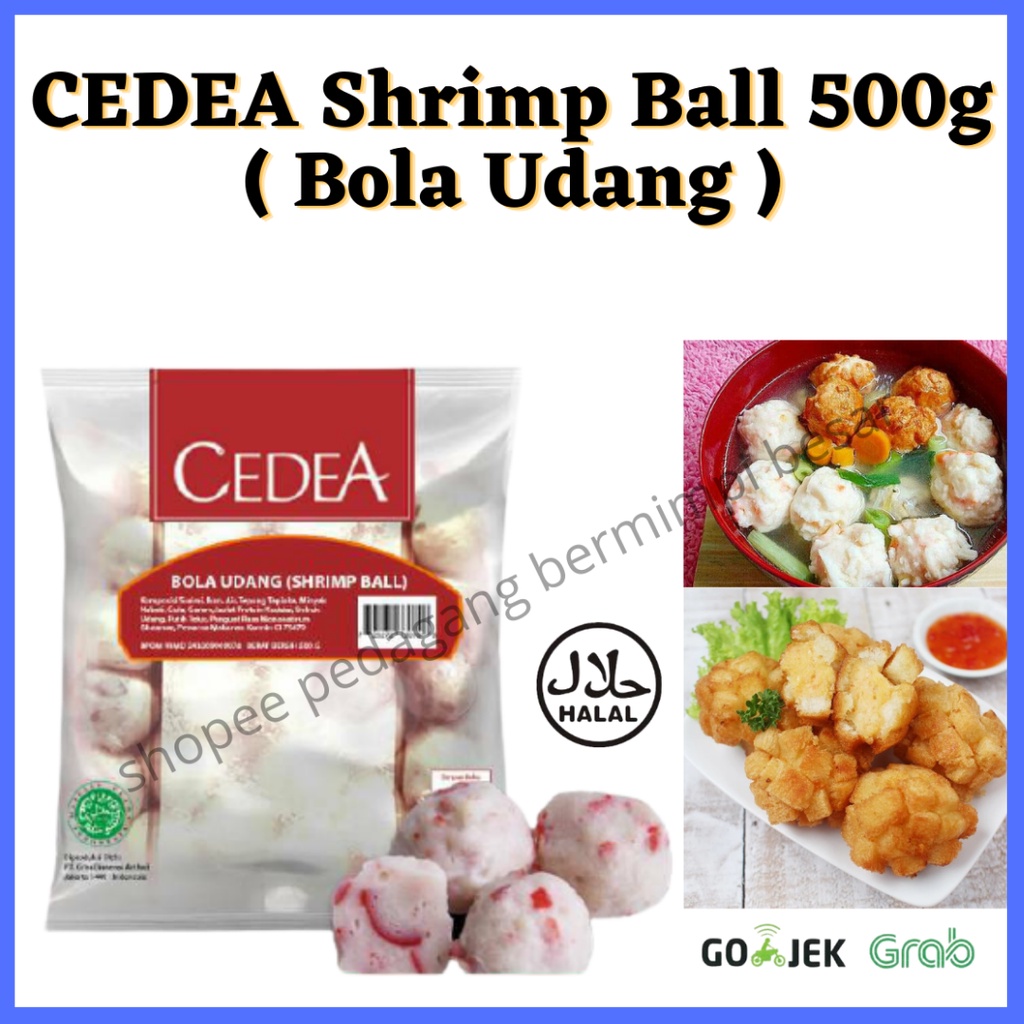 CEDEA Shrimp Ball / Bola Udang 500g/ /Bakso Udang