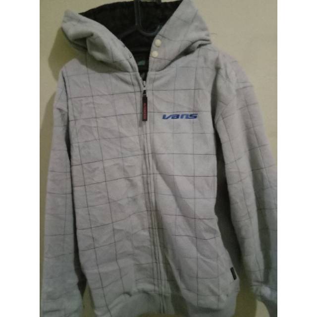 bomber jaket zipper Vans old second original