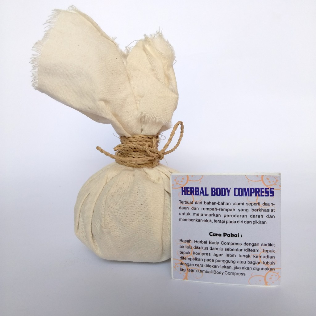 Herbal Body and Facial Ball Compress - Kompres Badan dan Wajah Herbal Spa Tradisional