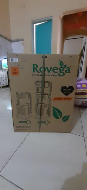 Khusus Gojek - Keranjang Baju Rovega - Laundry Basket - Rak Baju Rovega Serbaguna