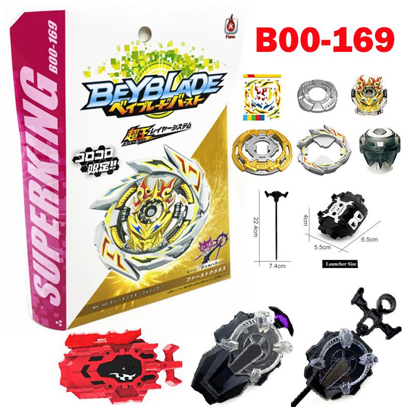 New Arrival Beyblade Burst Superking B00-169 Beyblade  Sparking Launcher Gyro Adults Kids Toy