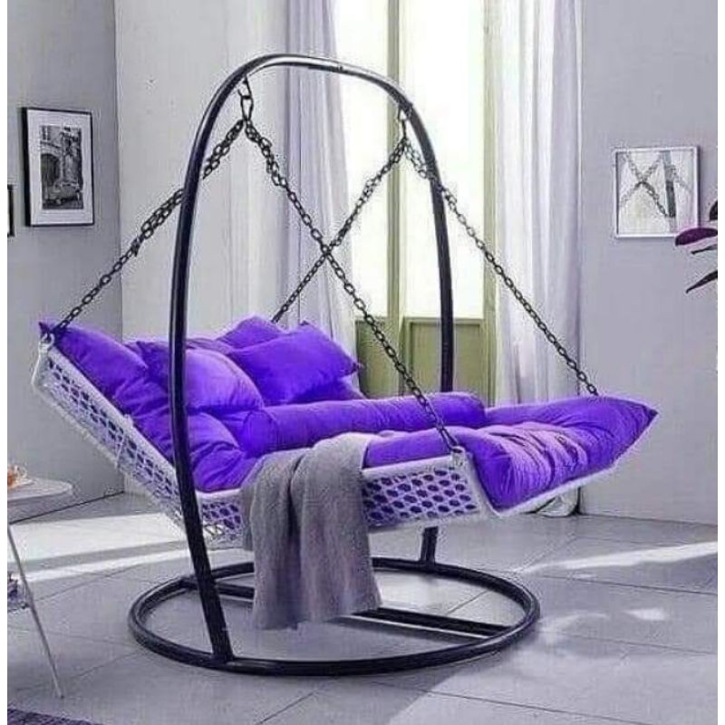 ayunan dipan rotan sintetis - menggunakan rotan sintetis original expor