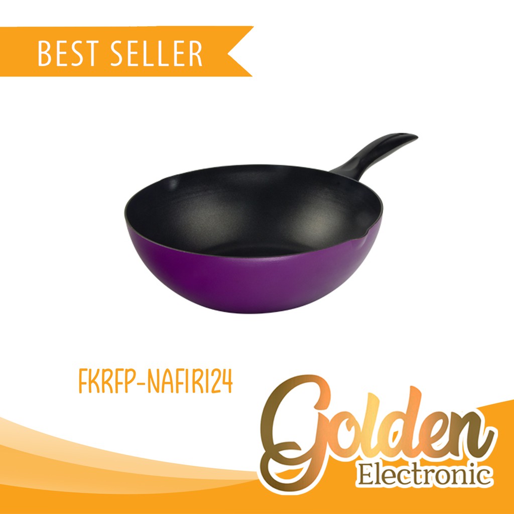 KIRIN NAFIRI DEEP (WOK) FRYPAN-24 CM WAJAN PENGGORENGAN - NAFIRI 24CM