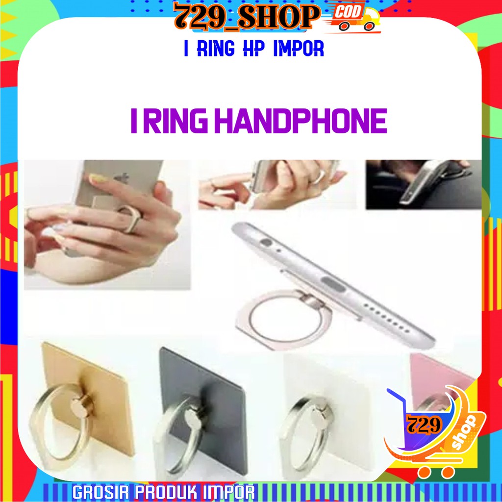 Pop Sochet i ring HP / Penyangga HP Impor Best Seller