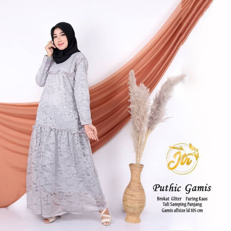 Puthic Gamis Brokat