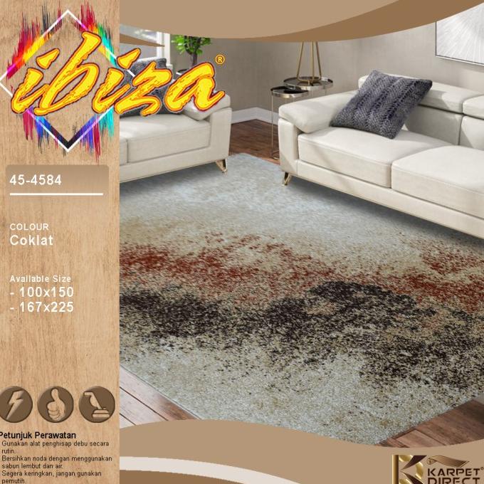 [Karpet Direct] Ibiza Karpet (Coklat) 167x225 cm - Kode 45-4584