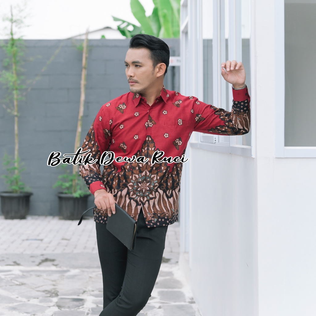 Hem Batik GUNUNG MARON FULL FURING Katun Halus Ori Solo