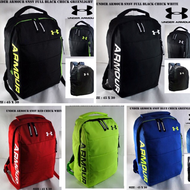 Tas Ransel Under Armour tas ransel sekolah kuliah laptop olahraga basket