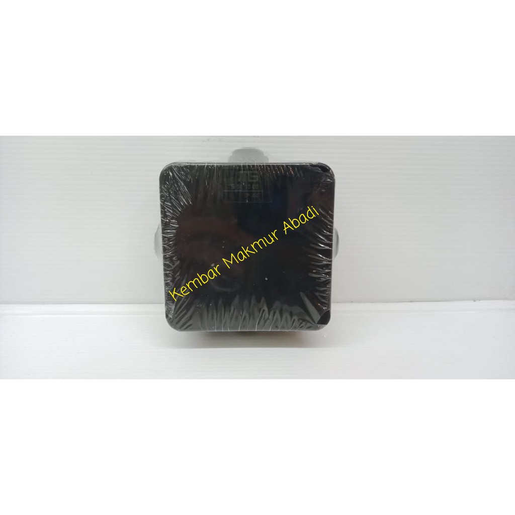 Duradus MG 80x80x40 HITAM / Junction Box / Jansion Box / Duradus Kotak / Jansion Box / Box MG HITAM