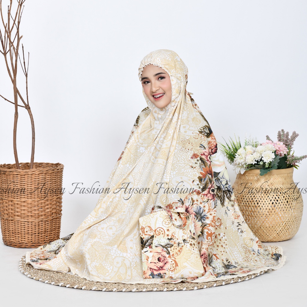 Mukena Dewasa Katun Motif